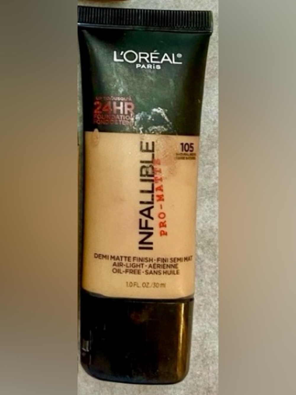 L’Oreal Infallible Pro-Matte Foundation - 105 Natural Beige